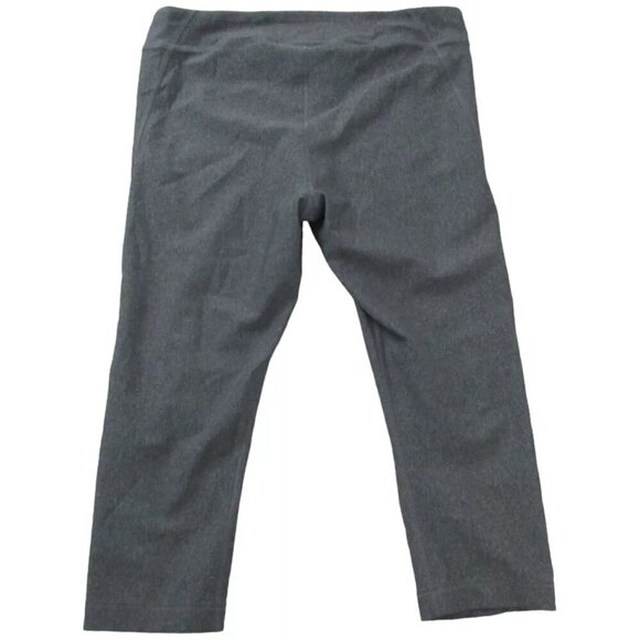 Under armour Ankle Leggings Womens Large Gray Activewear Heatgear Compression - Picture 1 of 11